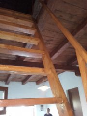 oprava podhladu a vyroba schodov