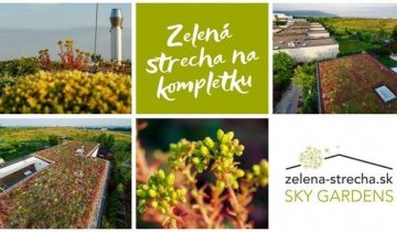 EXTENZÍVNA ZELENÁ STRECHA NA RODINNOM DOME - Záhorská Bystrica