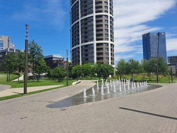 Oprava a renovácia špár na fontáne - SKY PARK Bratislava