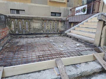 Betonáž, armovanie, obklad schodiska - Bratislava