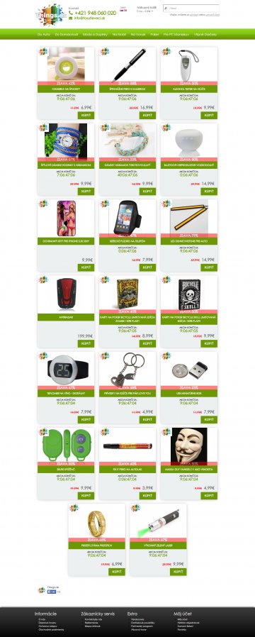 Tvorba e-shopu tosutieveci.sk