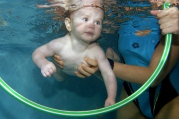 plávanie bábätiek